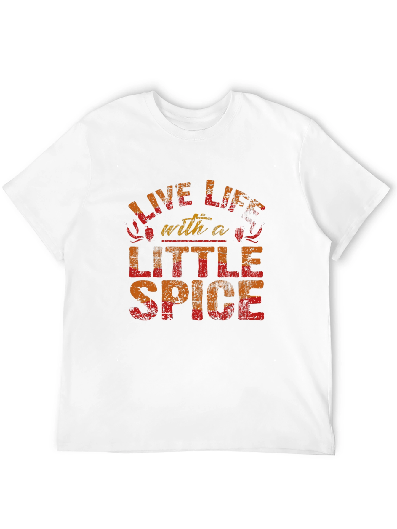 Live Life With a Little Spice Black Graphic Tee