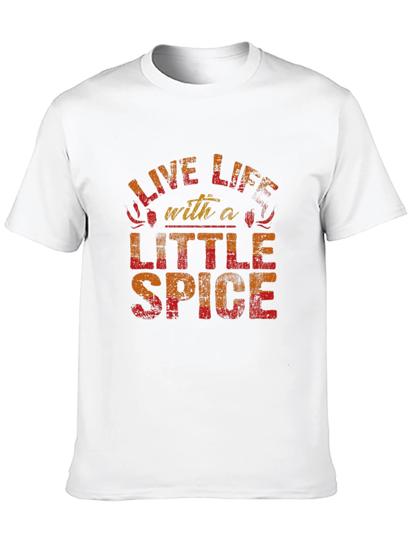 Live Life With a Little Spice Black Graphic Tee