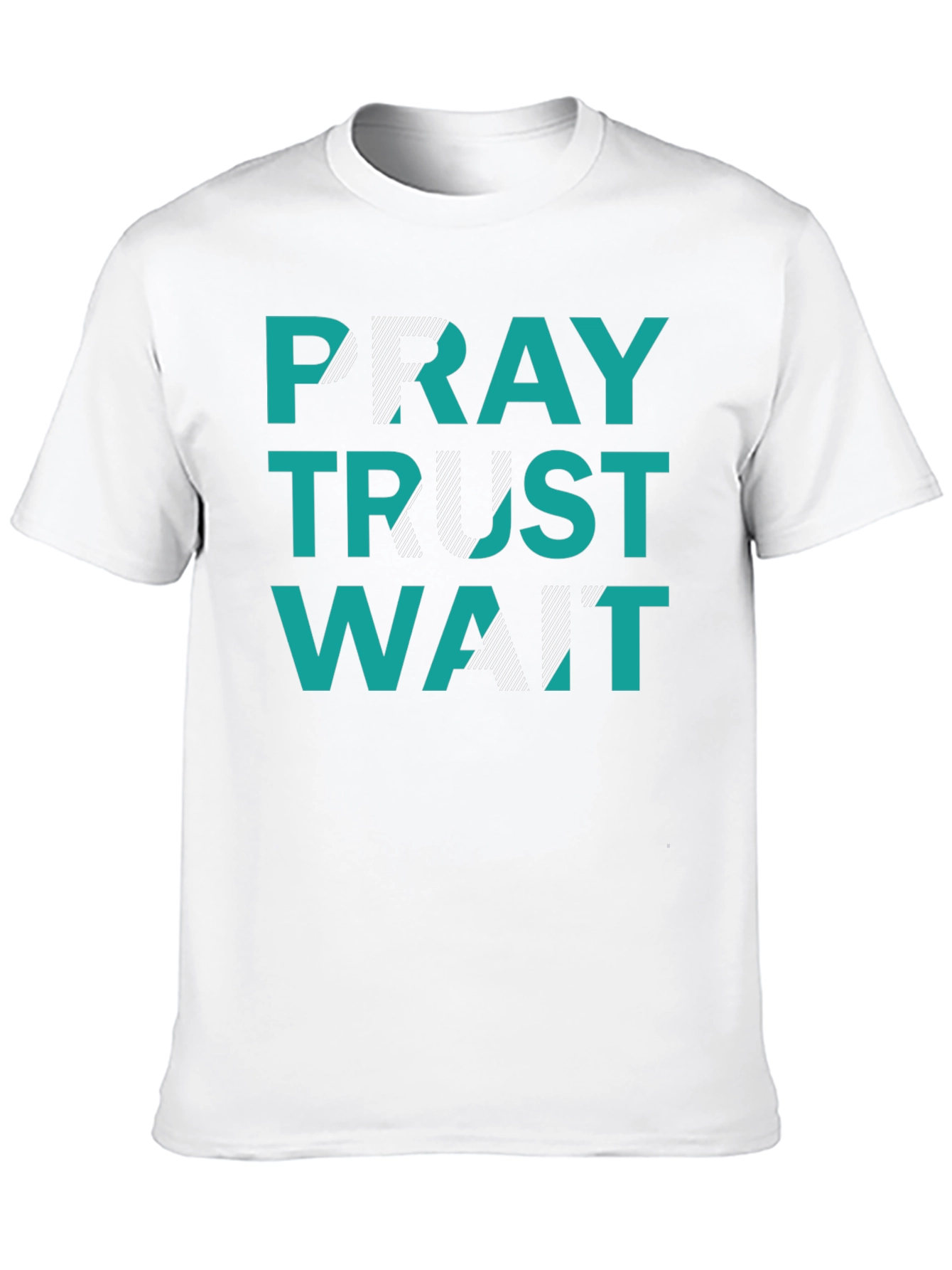 Pray Trust Wait Graphic T-Shirt