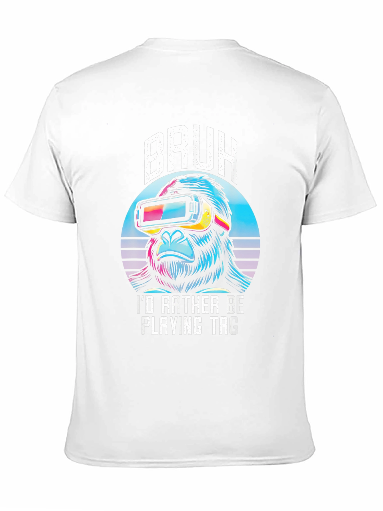 VR Gorilla Mens Black T-Shirt