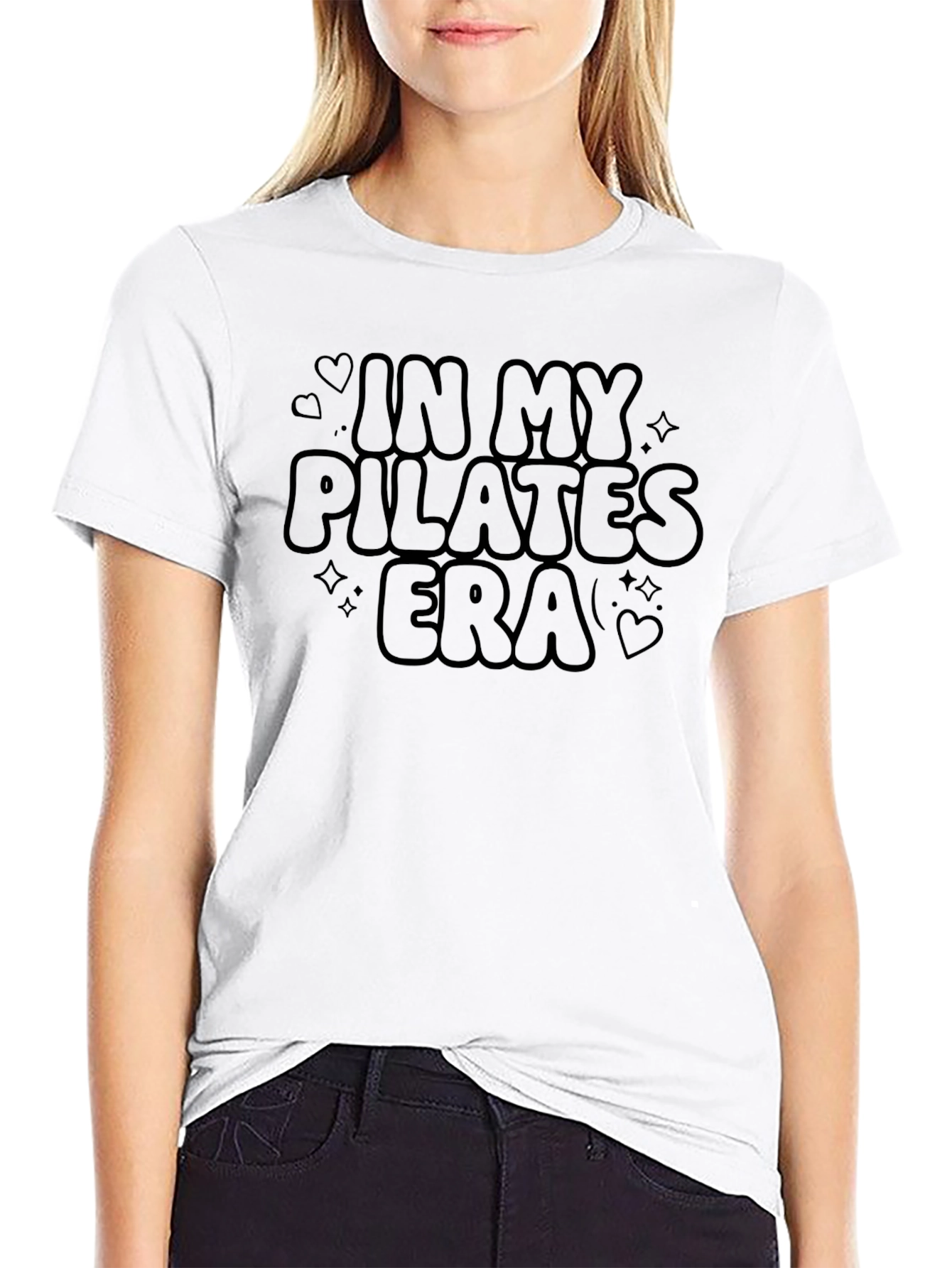 Pilates Era Graphic Tee - Unisex Black T-Shirt