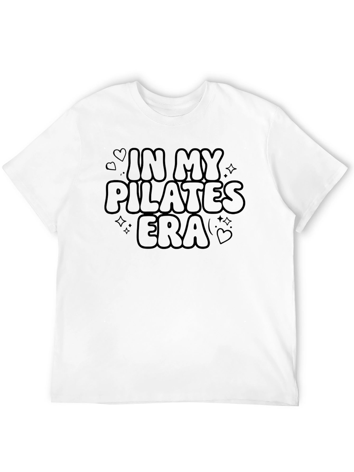 Pilates Era Graphic Tee - Unisex Black T-Shirt
