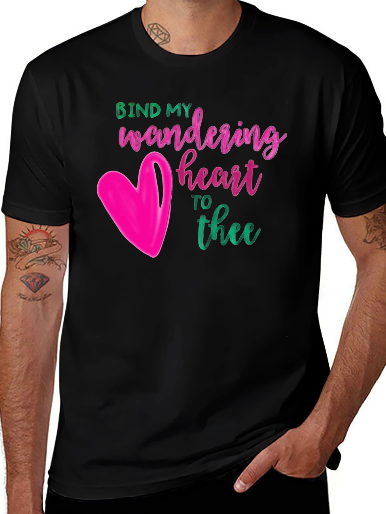 Wandering Heart Graphic Tee - Express Your Faith