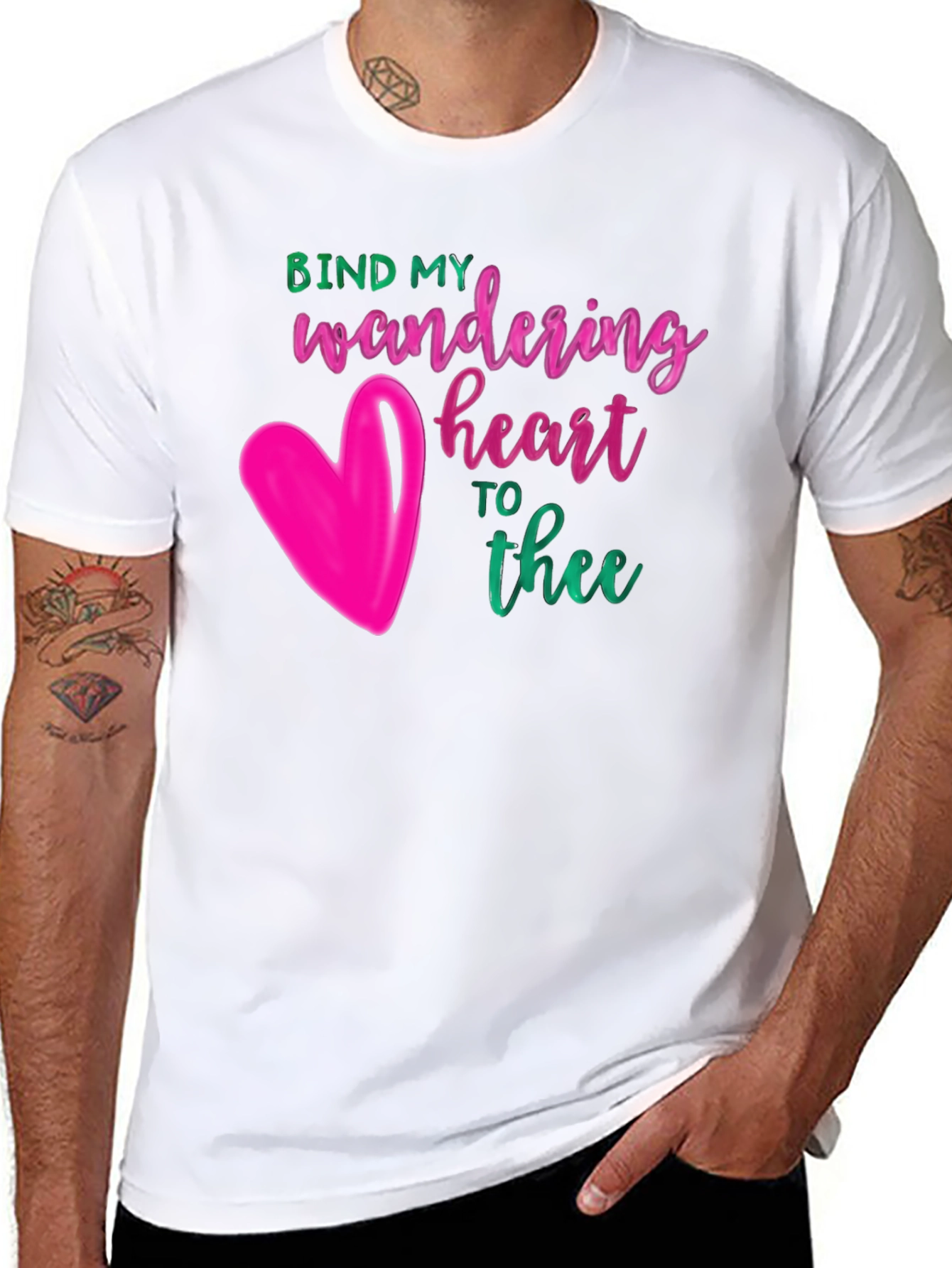 Wandering Heart Graphic Tee - Express Your Faith