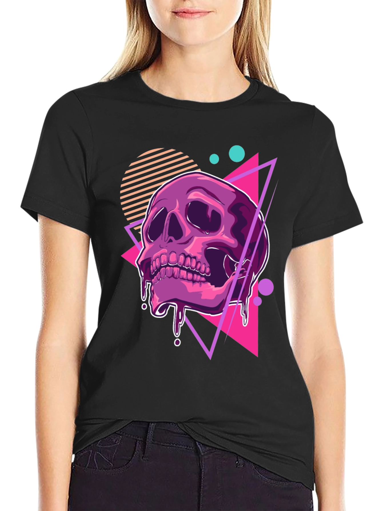 Retro Skull Graphic T-Shirt - Modern Style