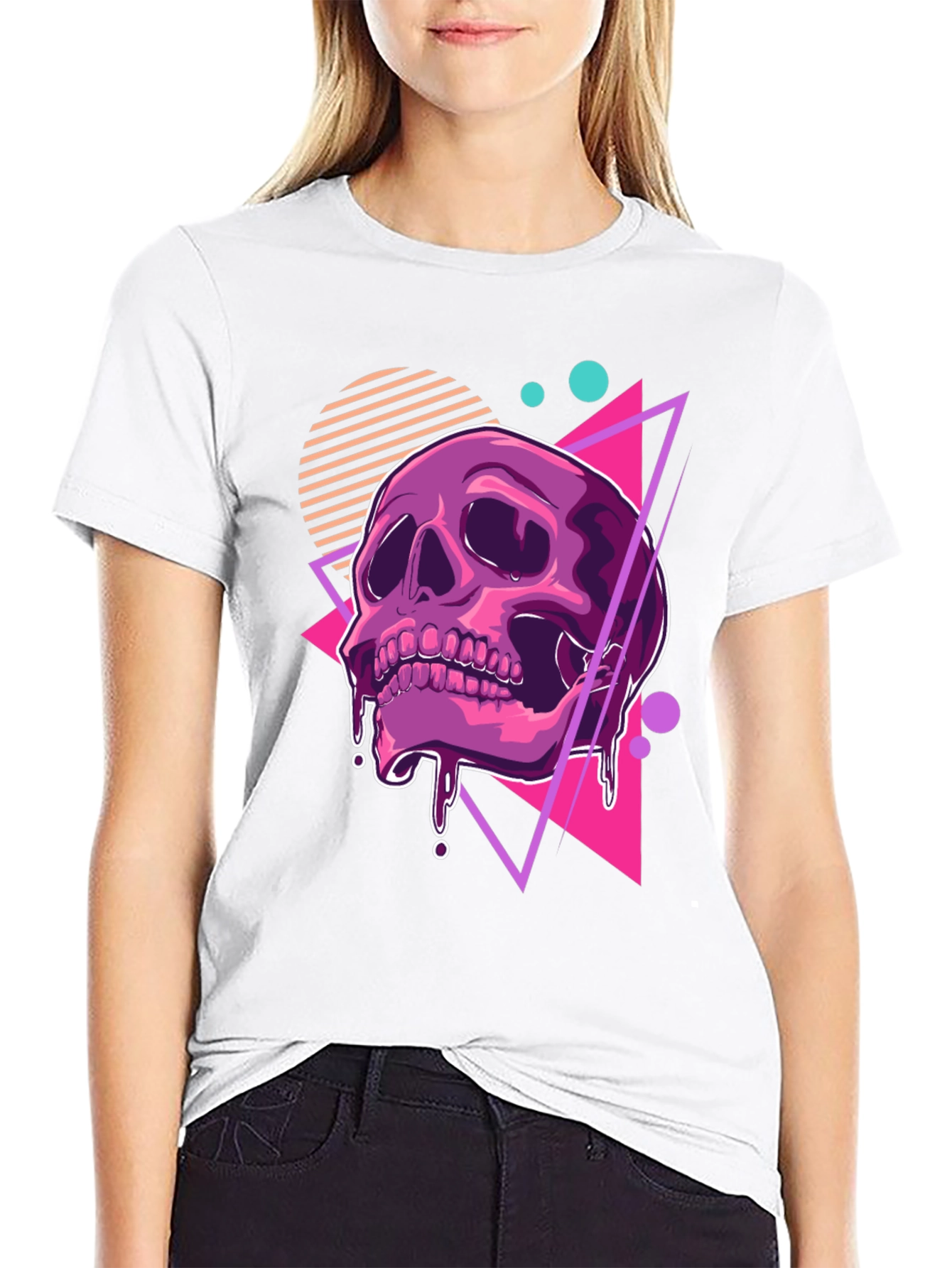 Retro Skull Graphic T-Shirt - Modern Style