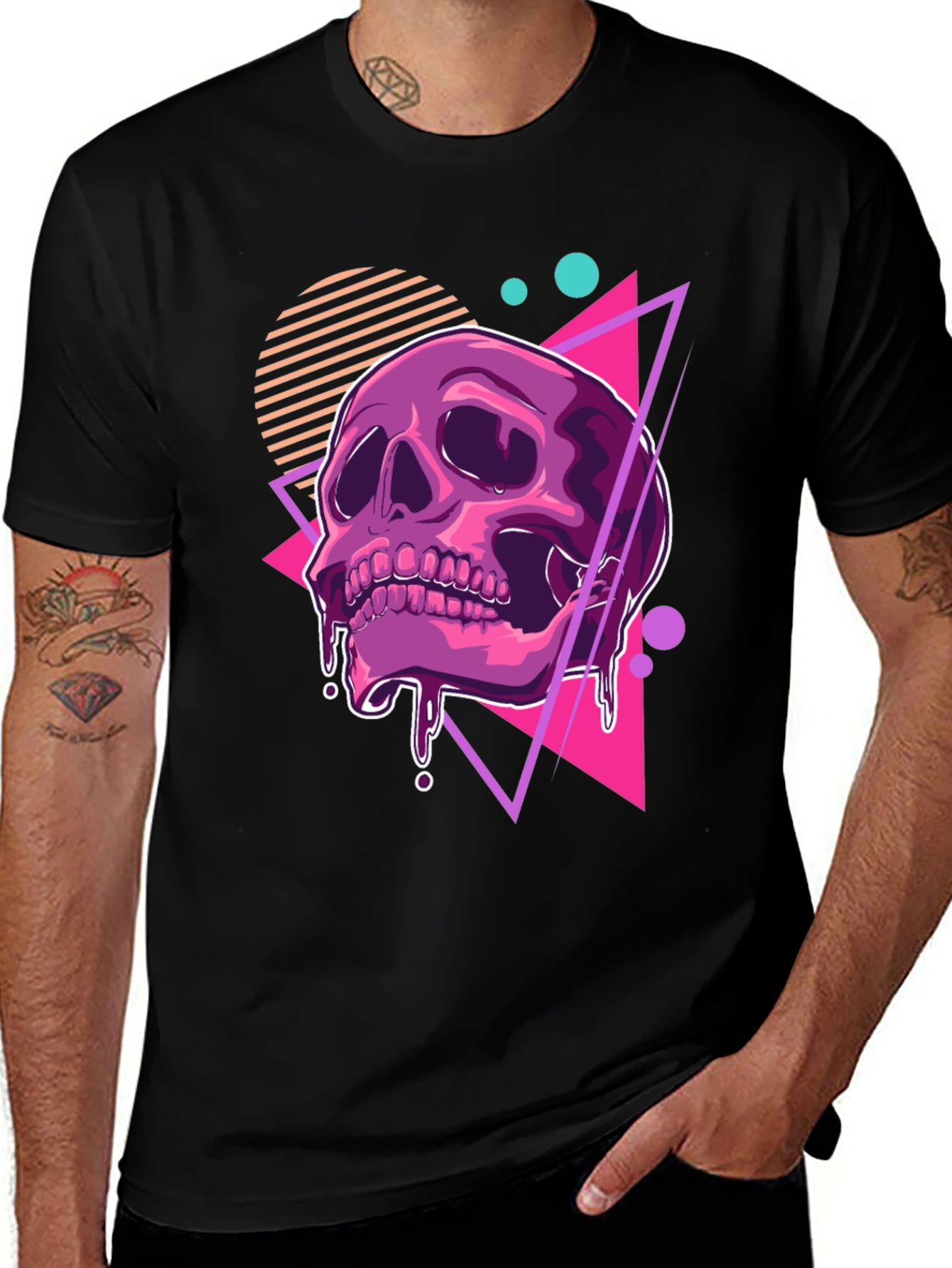 Retro Skull Graphic T-Shirt - Modern Style