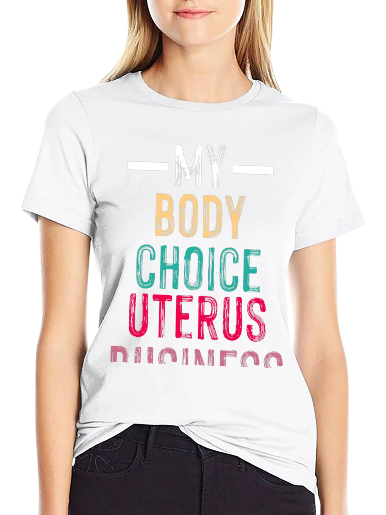 My Body My Choice Uterus Business T-Shirt