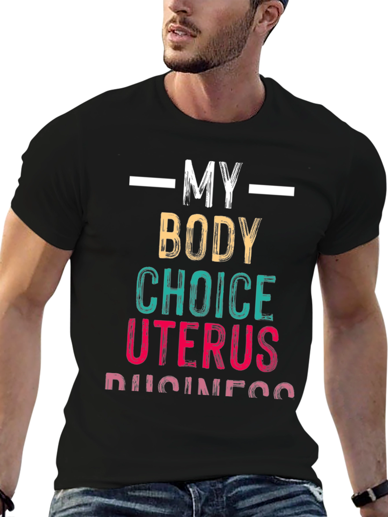 My Body My Choice Uterus Business T-Shirt