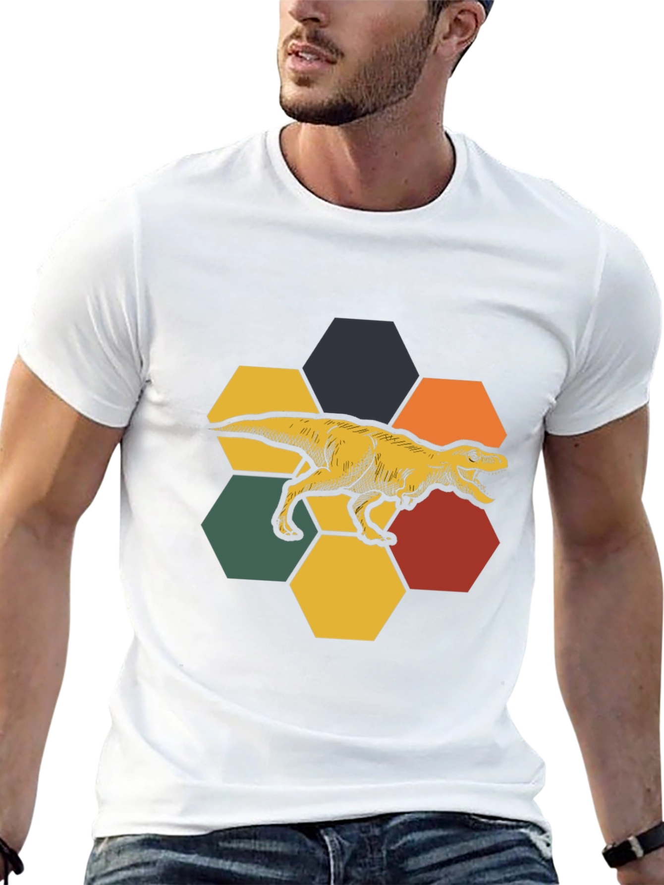 Retro Dinosaur Graphic Tee