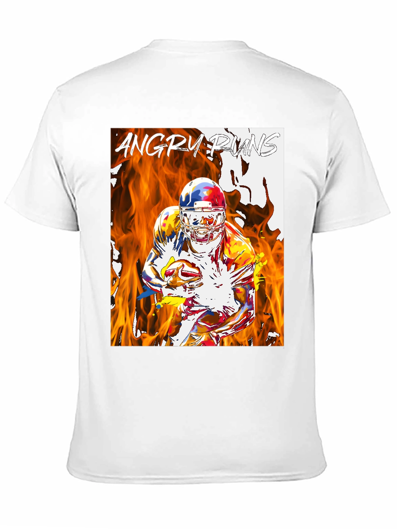 Angry Runs Football Graphic T-Shirt