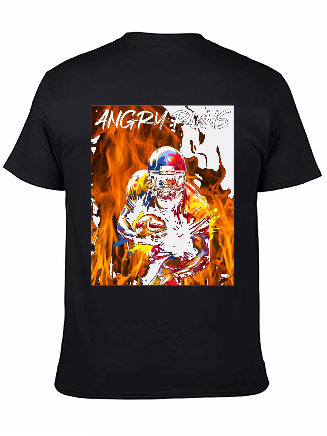 Angry Runs Football Graphic T-Shirt