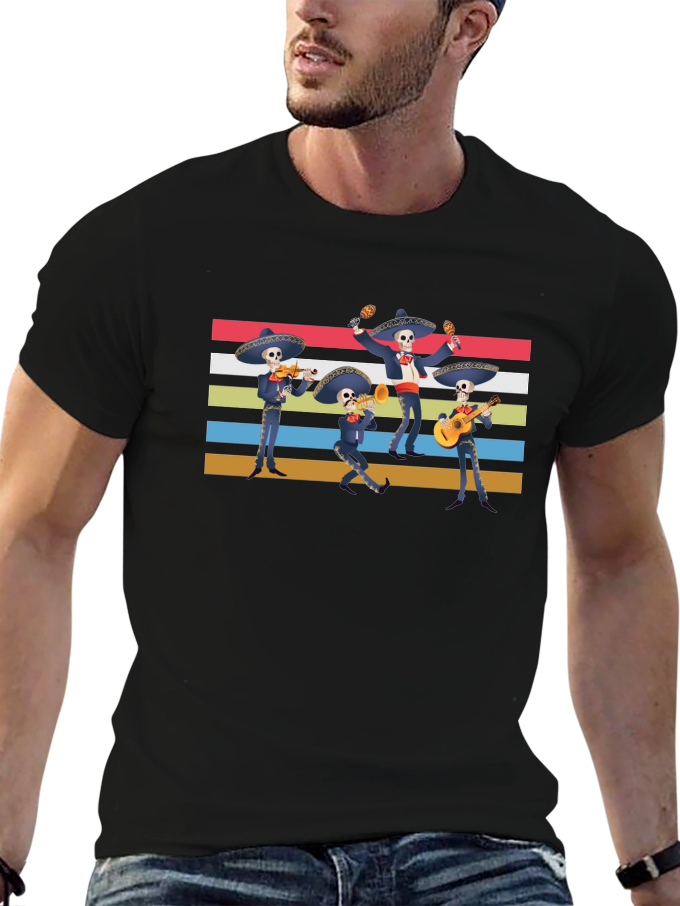 Day of the Dead Mariachi Band T-Shirt