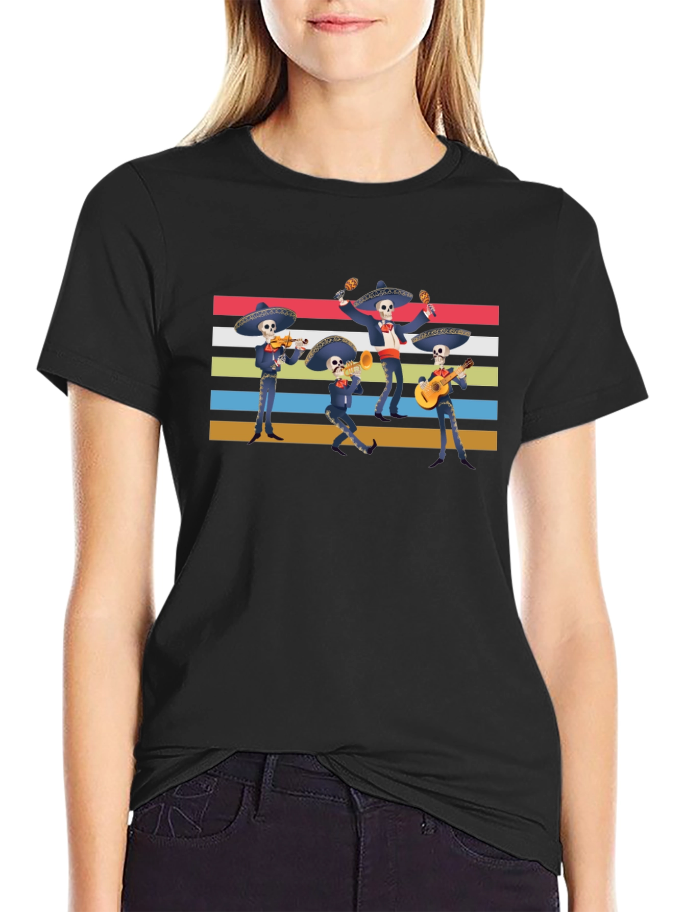 Day of the Dead Mariachi Band T-Shirt