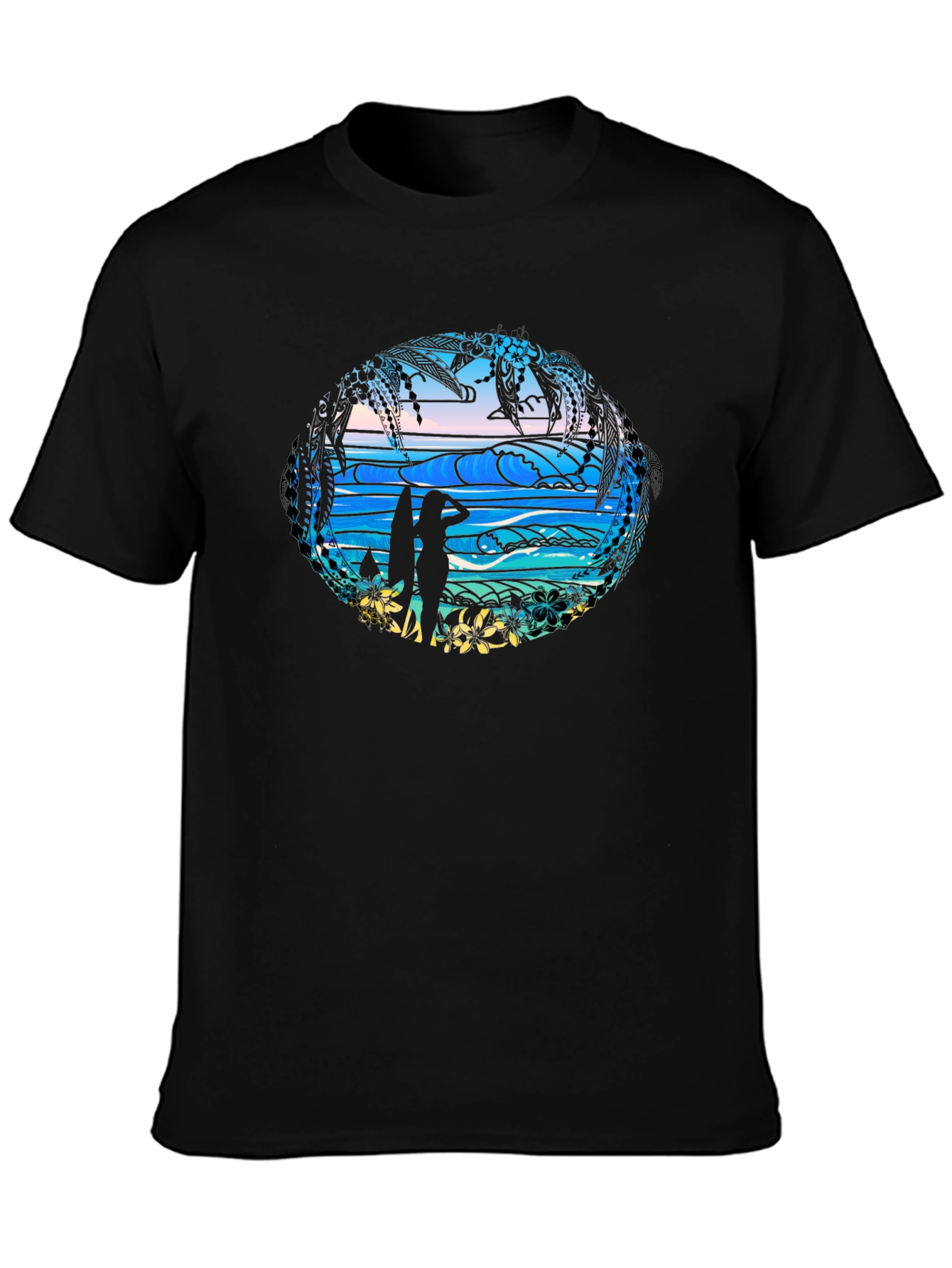 Tropical Beach T-Shirt - Island Vibes