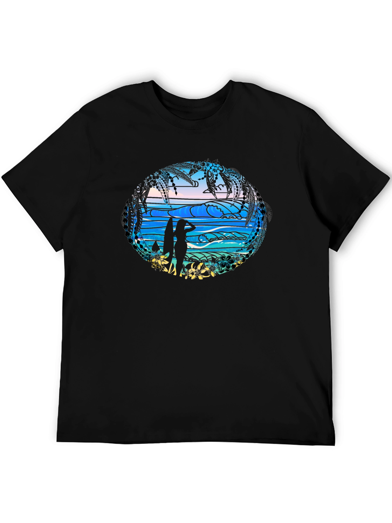 Tropical Beach T-Shirt - Island Vibes