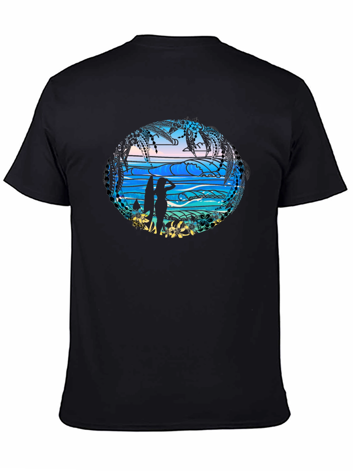 Tropical Beach T-Shirt - Island Vibes