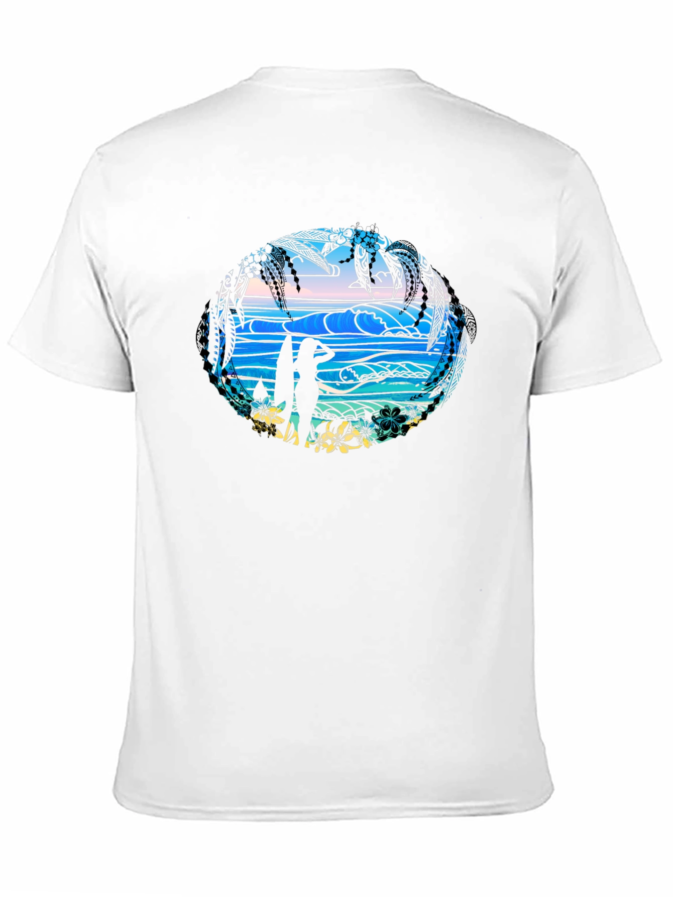 Tropical Beach T-Shirt - Island Vibes
