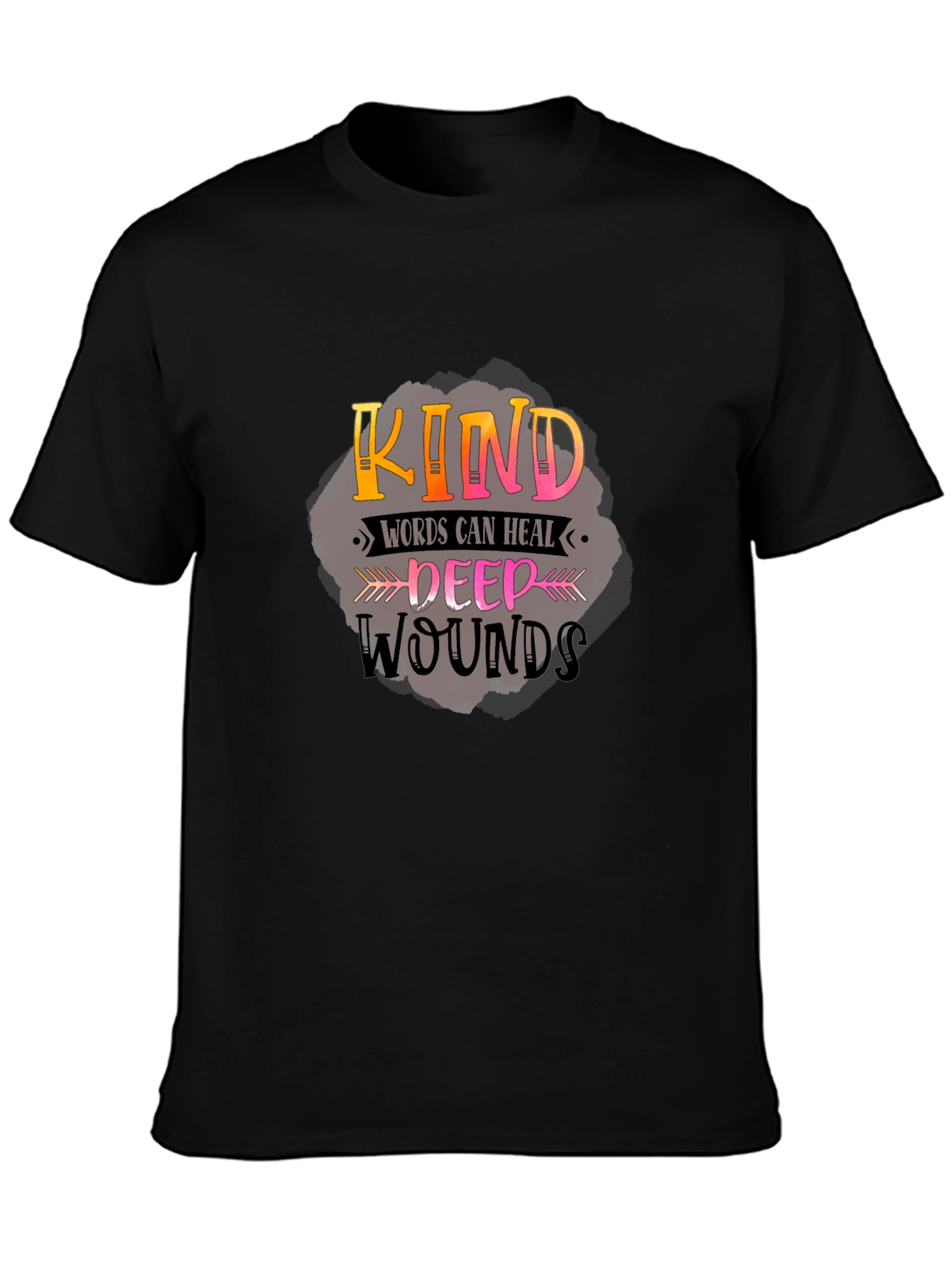 Kind Words Graphic Tee - Black