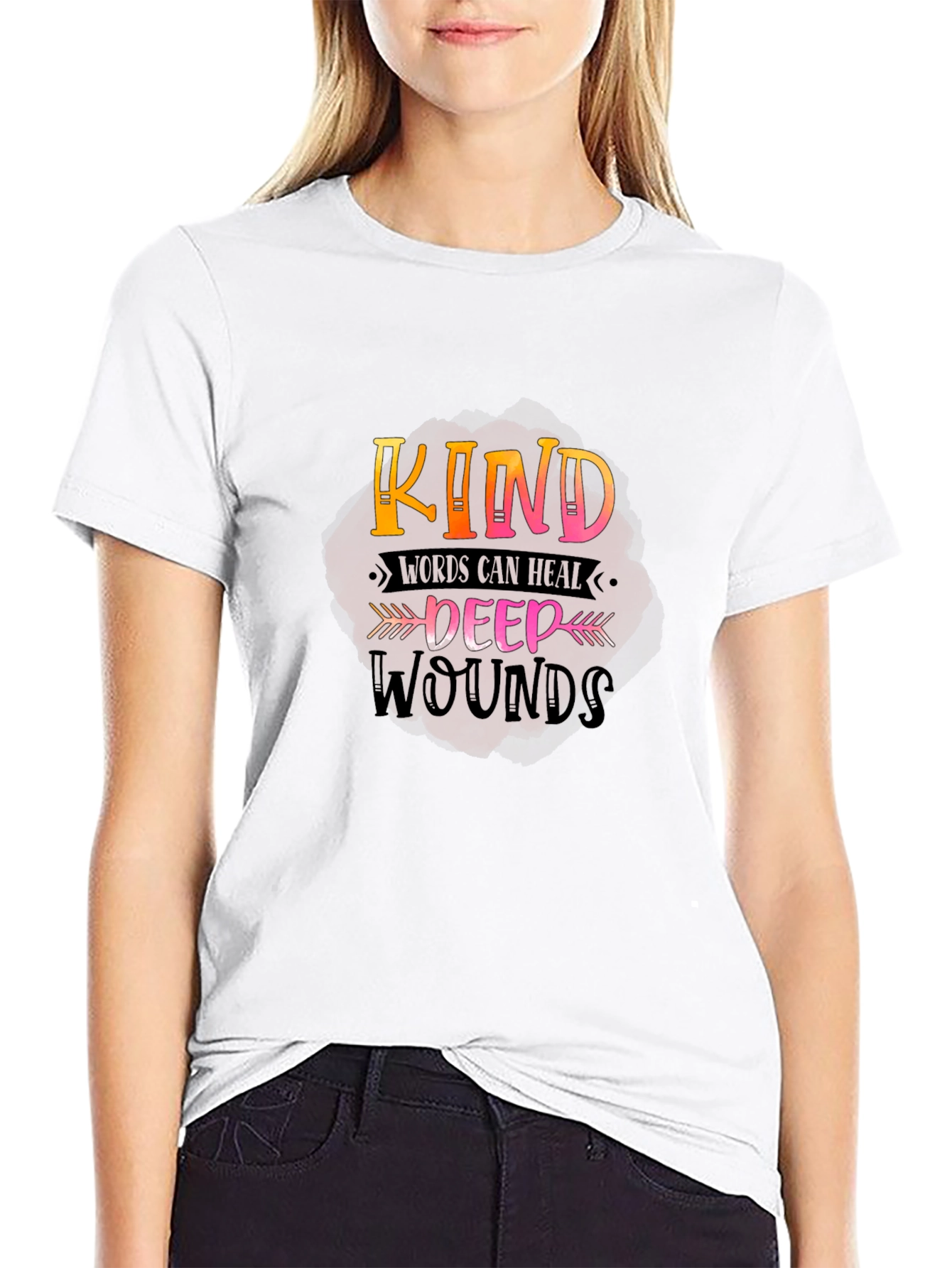 Kind Words Graphic Tee - Black
