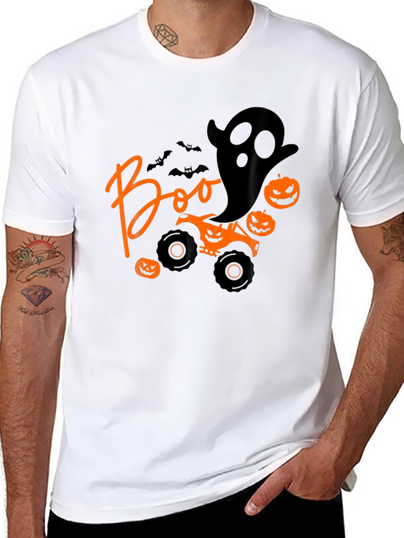 Halloween Boo Monster Truck T-Shirt