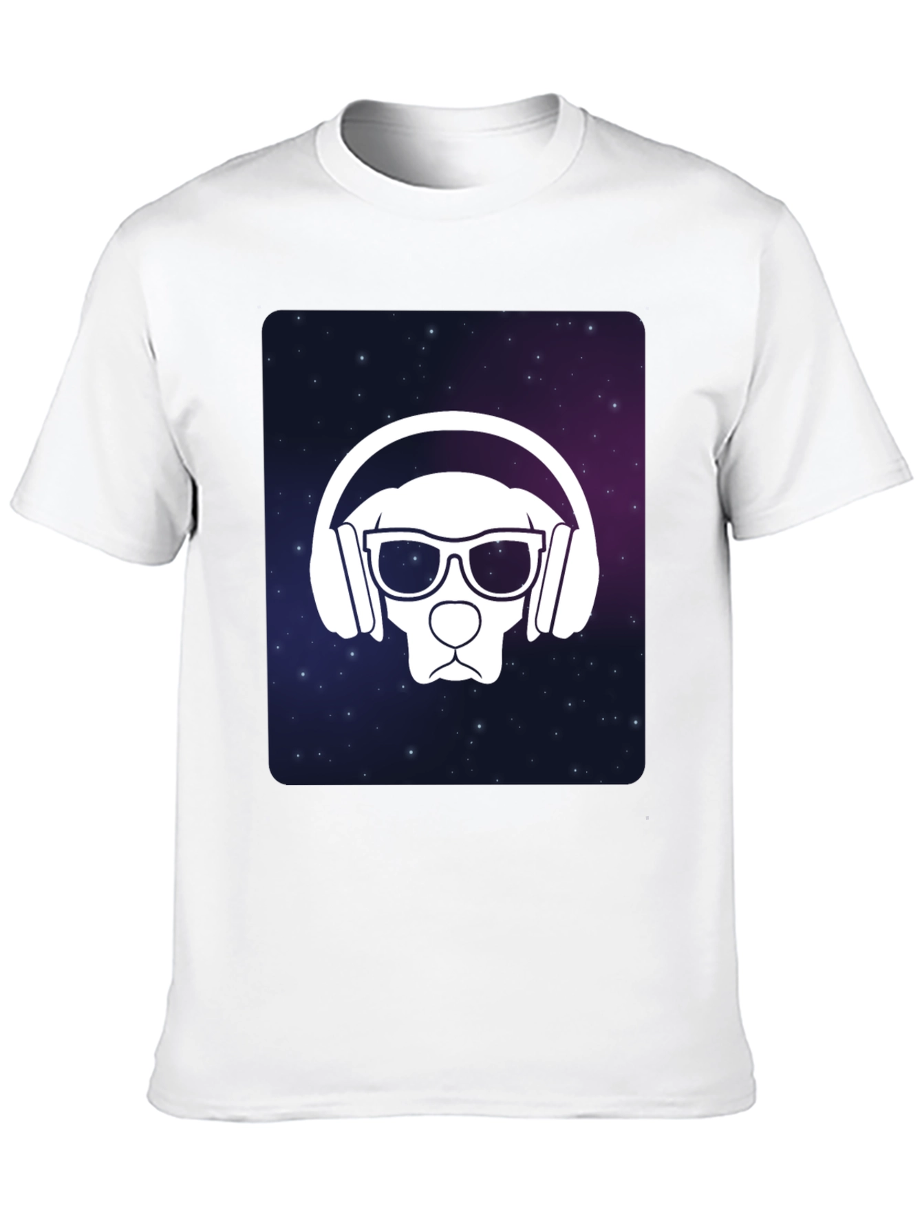 Cool Dog DJ Graphic T-Shirt