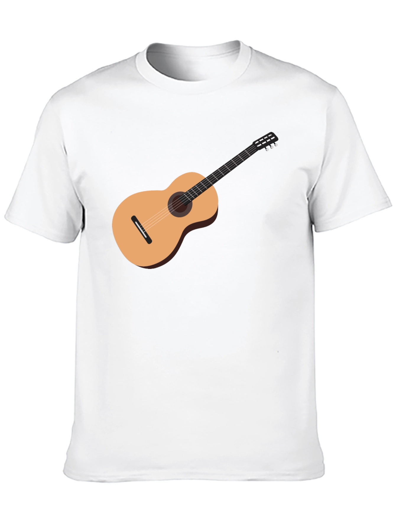 Guitar Graphic Black T-Shirt - Music Lover Tee