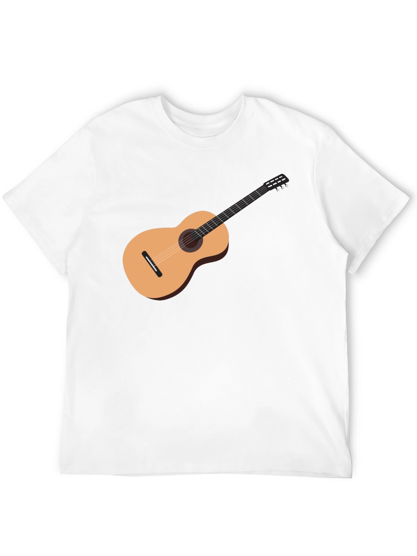 Guitar Graphic Black T-Shirt - Music Lover Tee