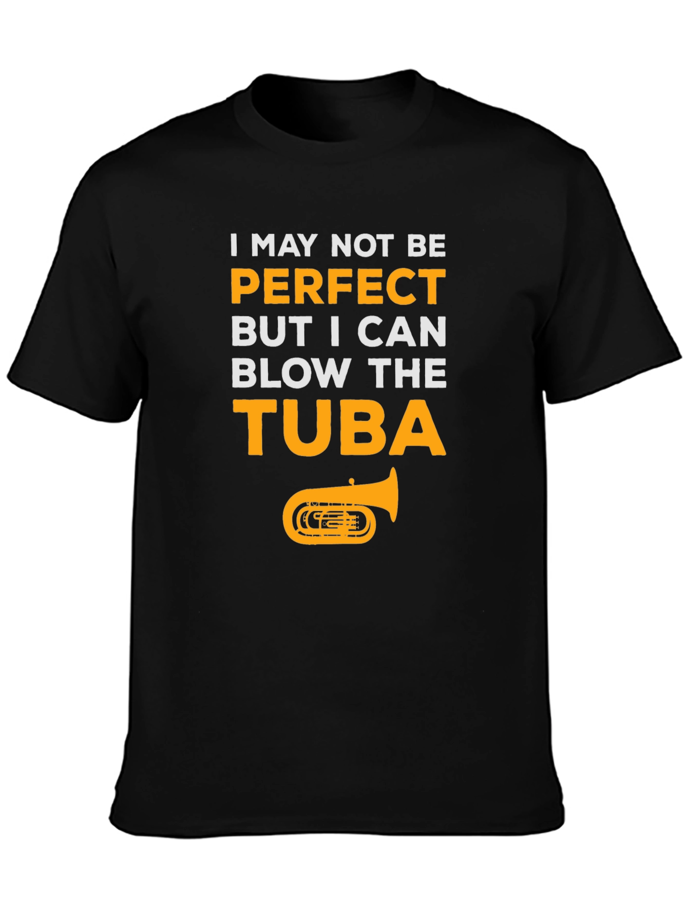 Tuba Player Graphic T-Shirt - Musical Humor Tee