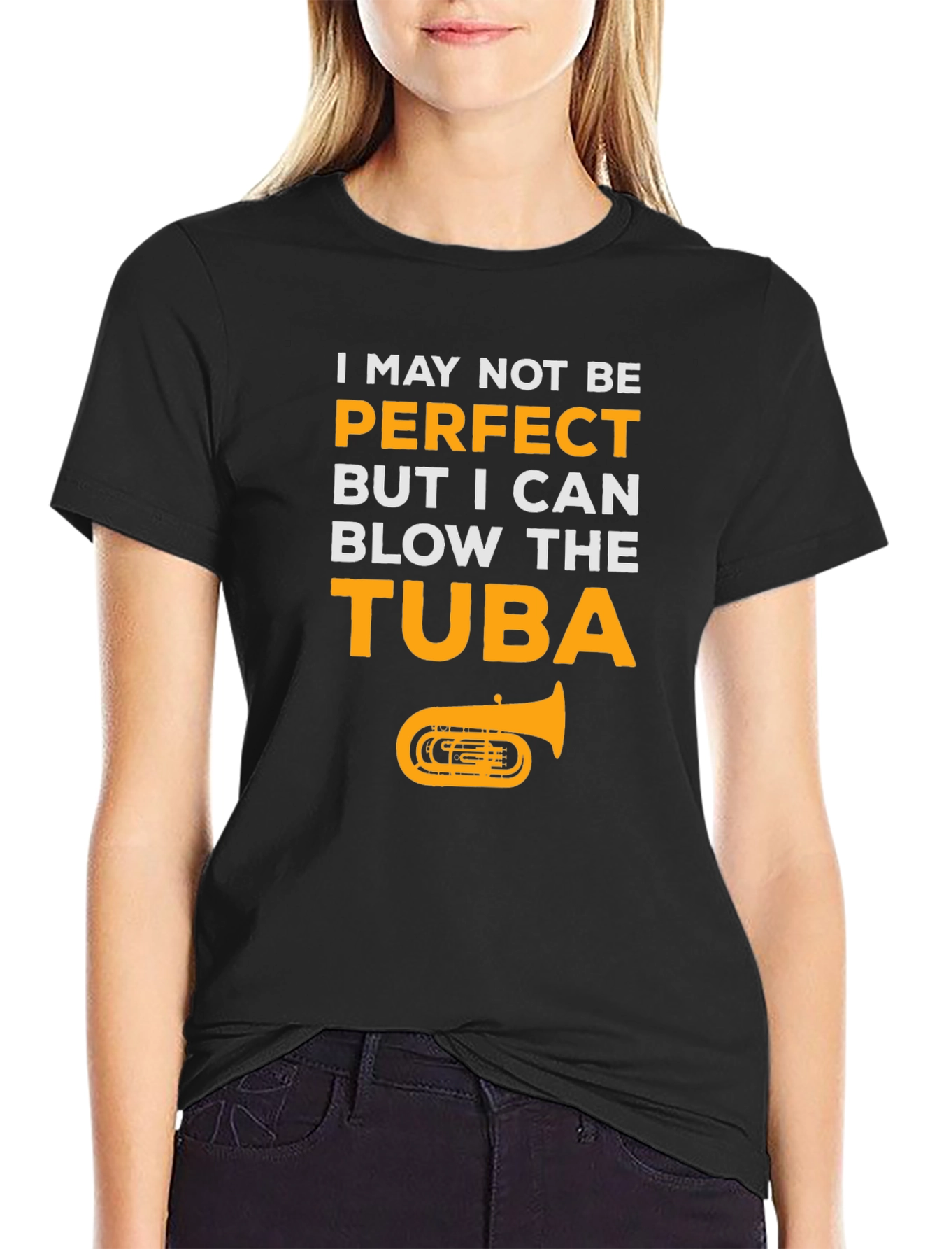 Tuba Player Graphic T-Shirt - Musical Humor Tee