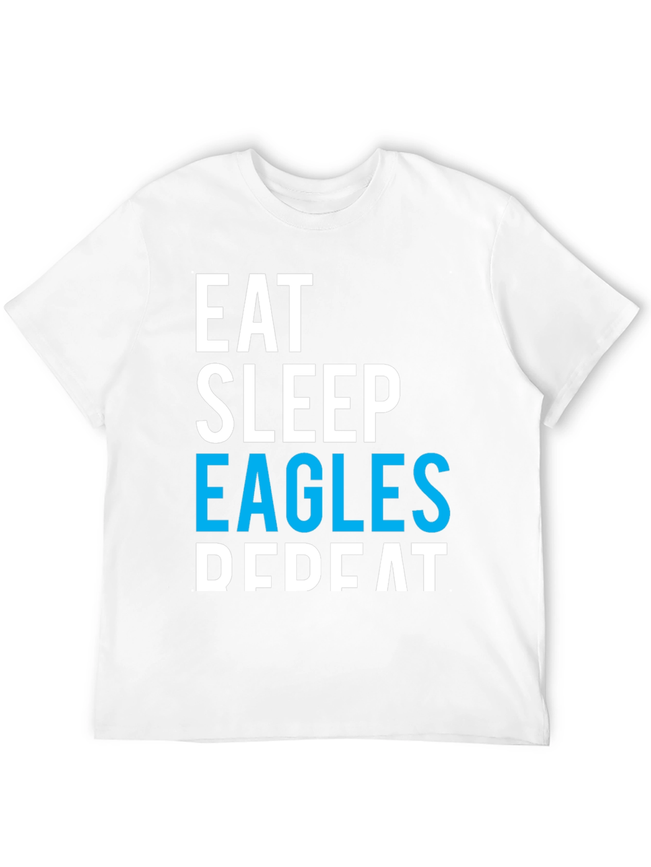 Eat Sleep Eagles Repeat T-Shirt - Fan Apparel