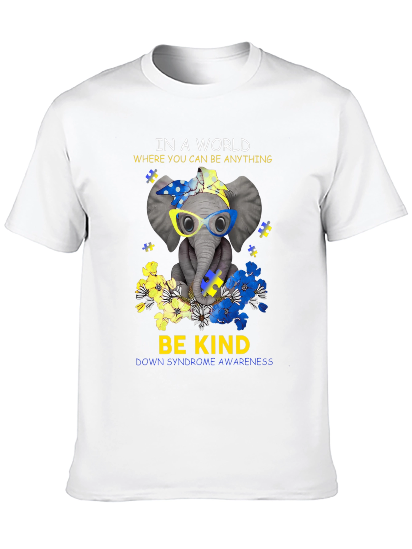 Be Kind Down Syndrome Awareness T-Shirt