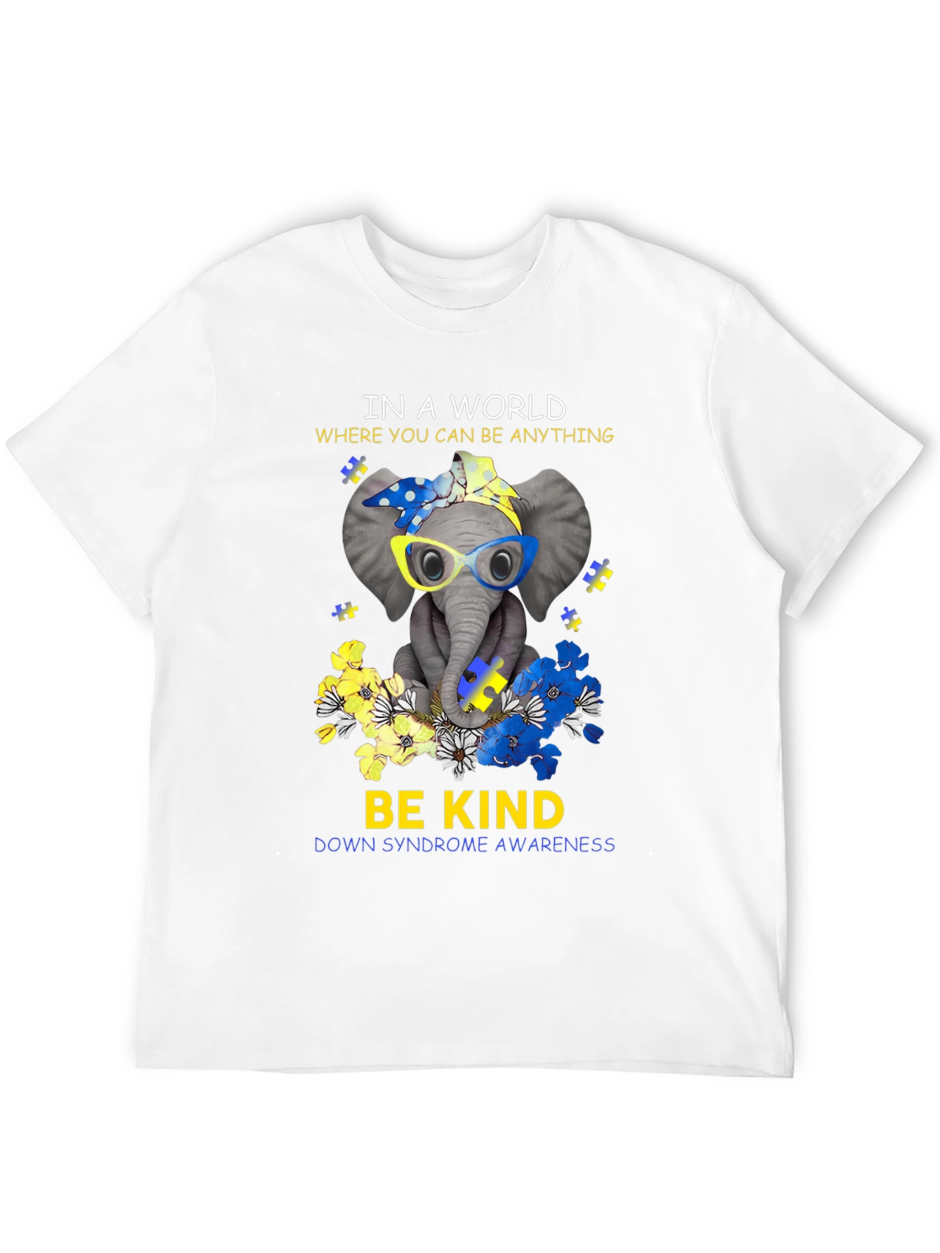 Be Kind Down Syndrome Awareness T-Shirt