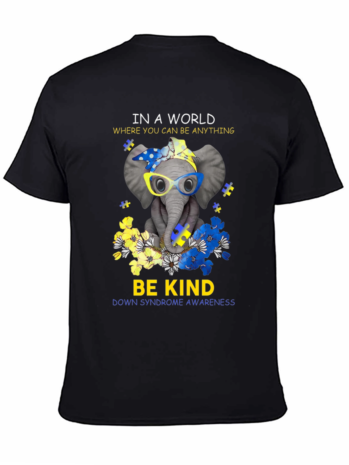 Be Kind Down Syndrome Awareness T-Shirt