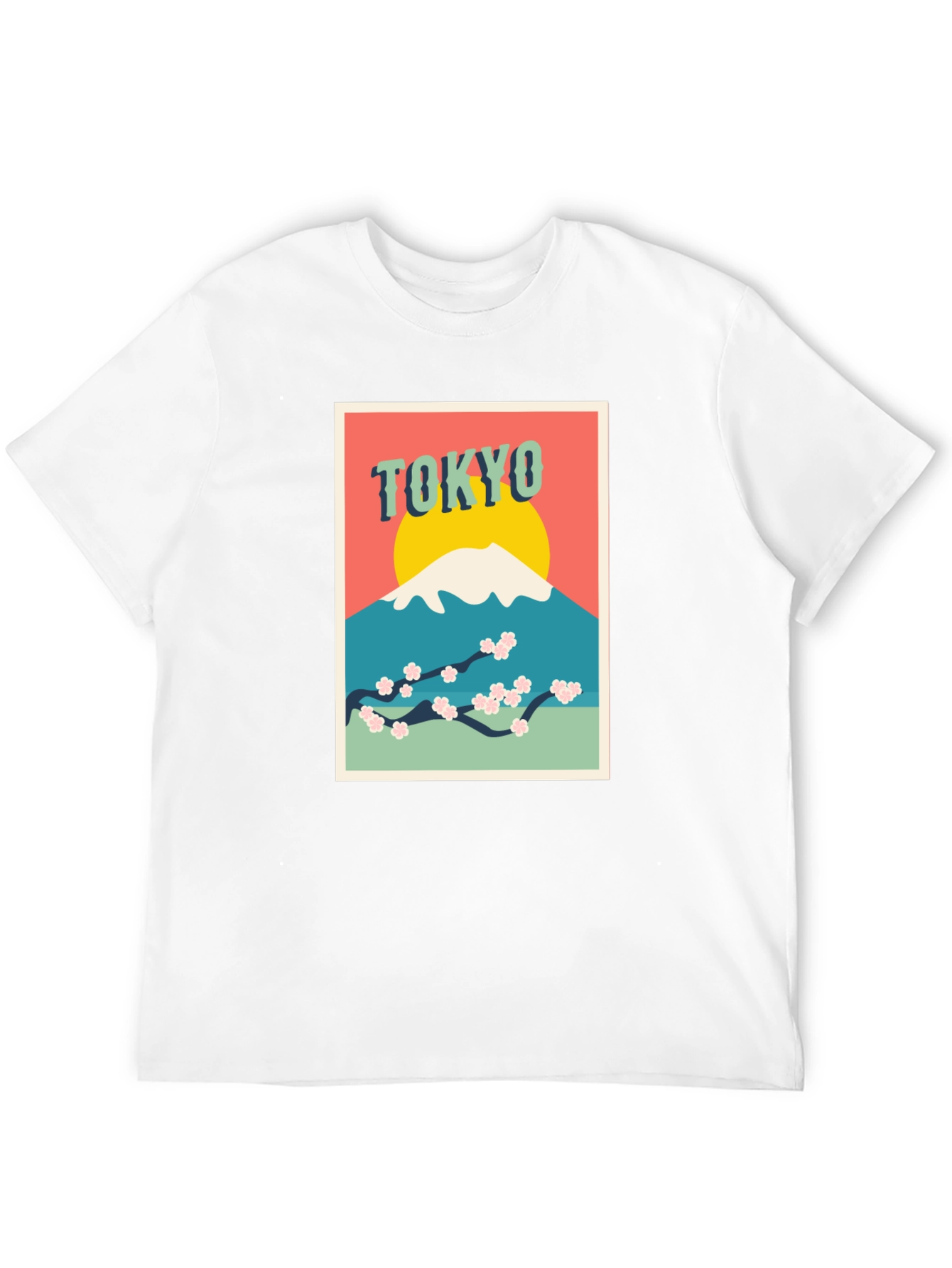 Tokyo Mt. Fuji Graphic Tee - Retro Style