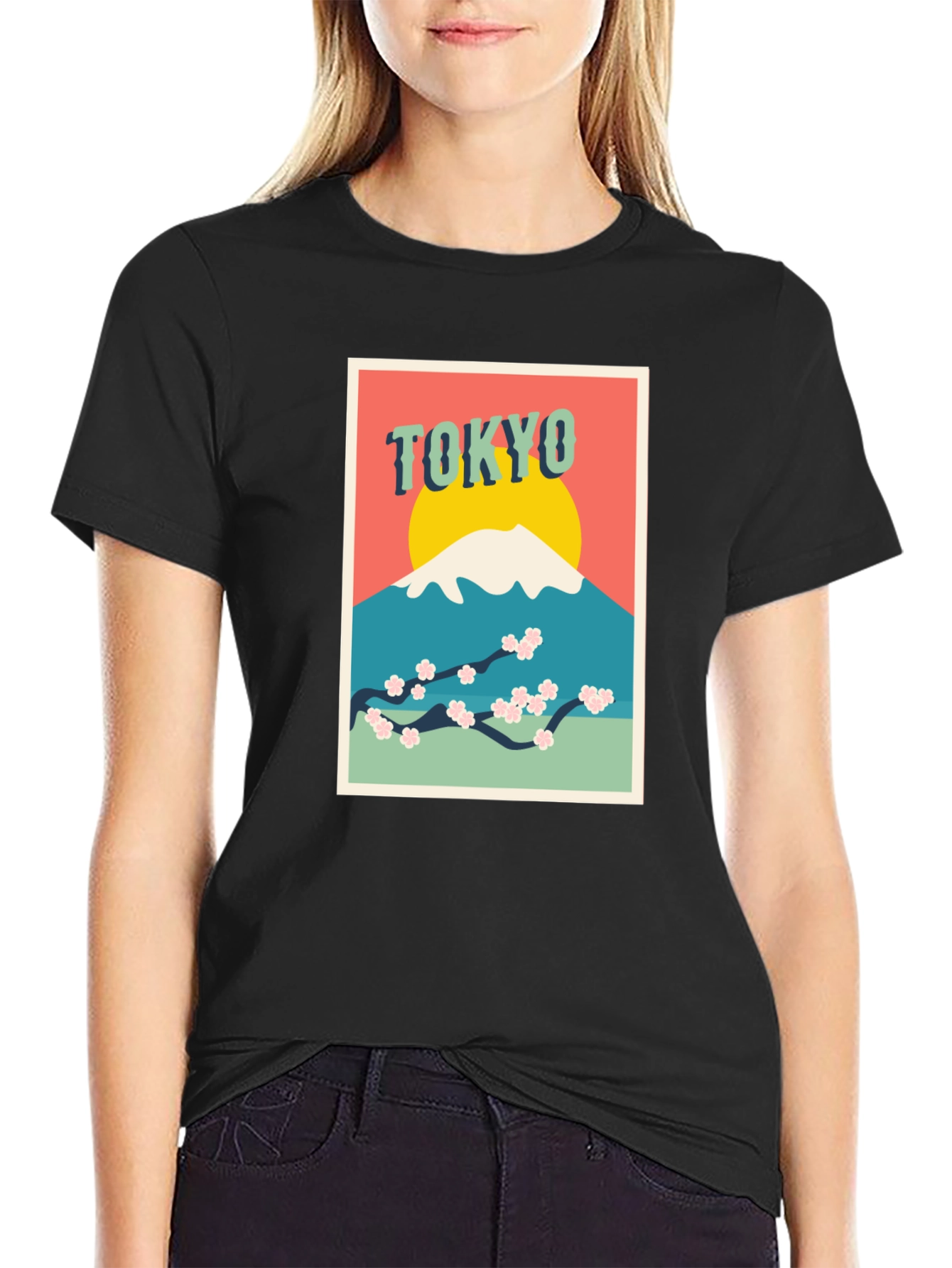 Tokyo Mt. Fuji Graphic Tee - Retro Style