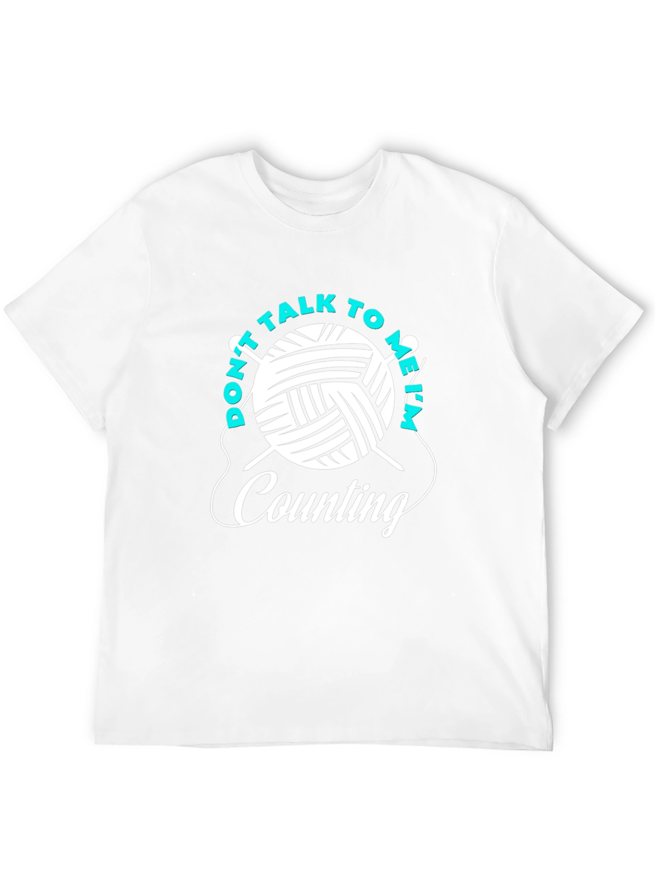 Dont Talk To Me Im Counting Knitting T-Shirt