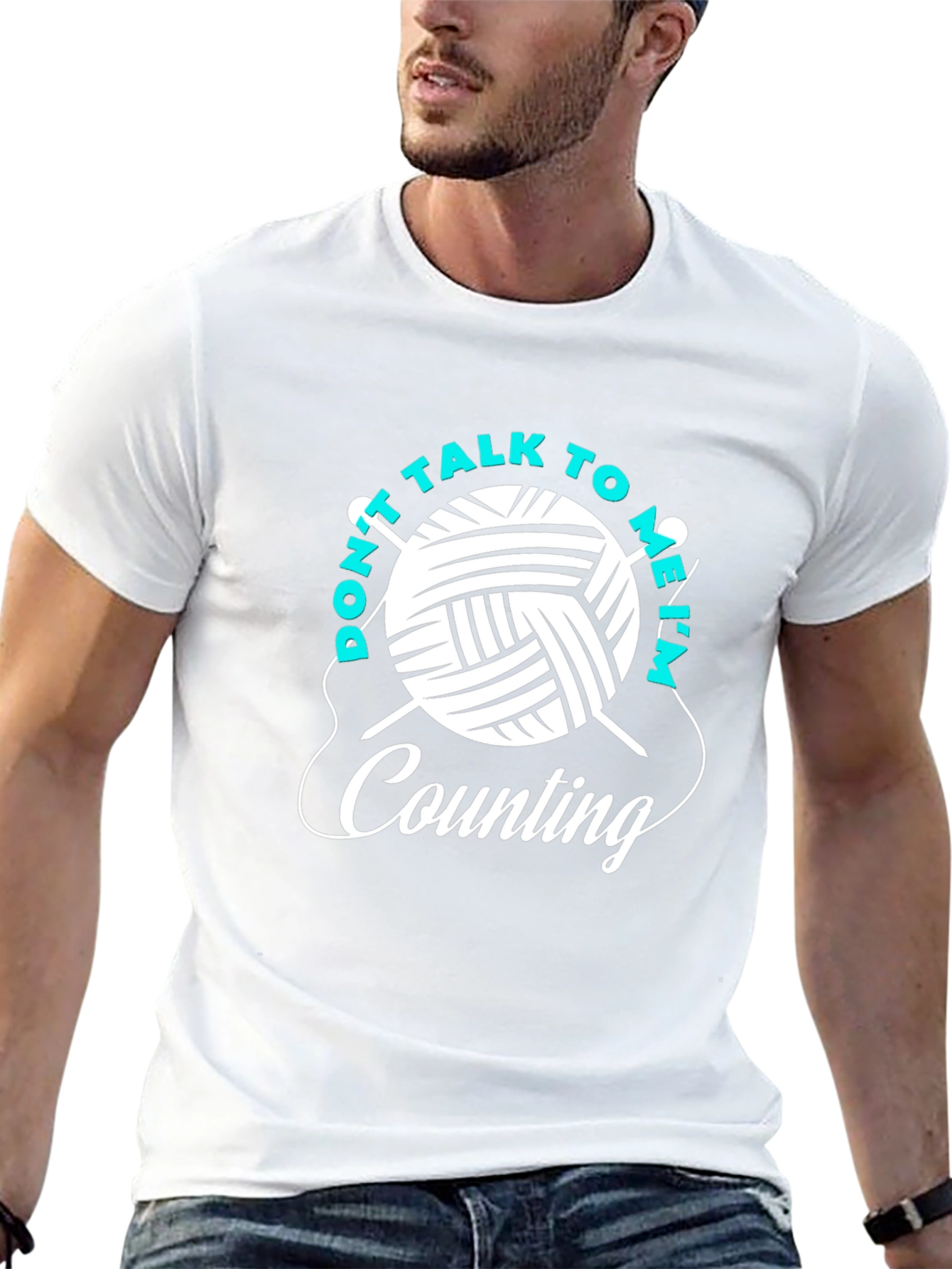 Dont Talk To Me Im Counting Knitting T-Shirt