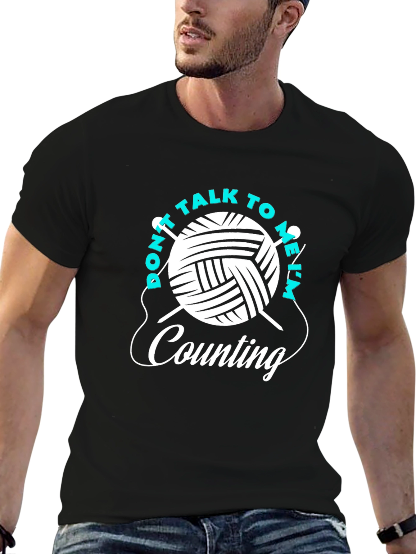 Dont Talk To Me Im Counting Knitting T-Shirt