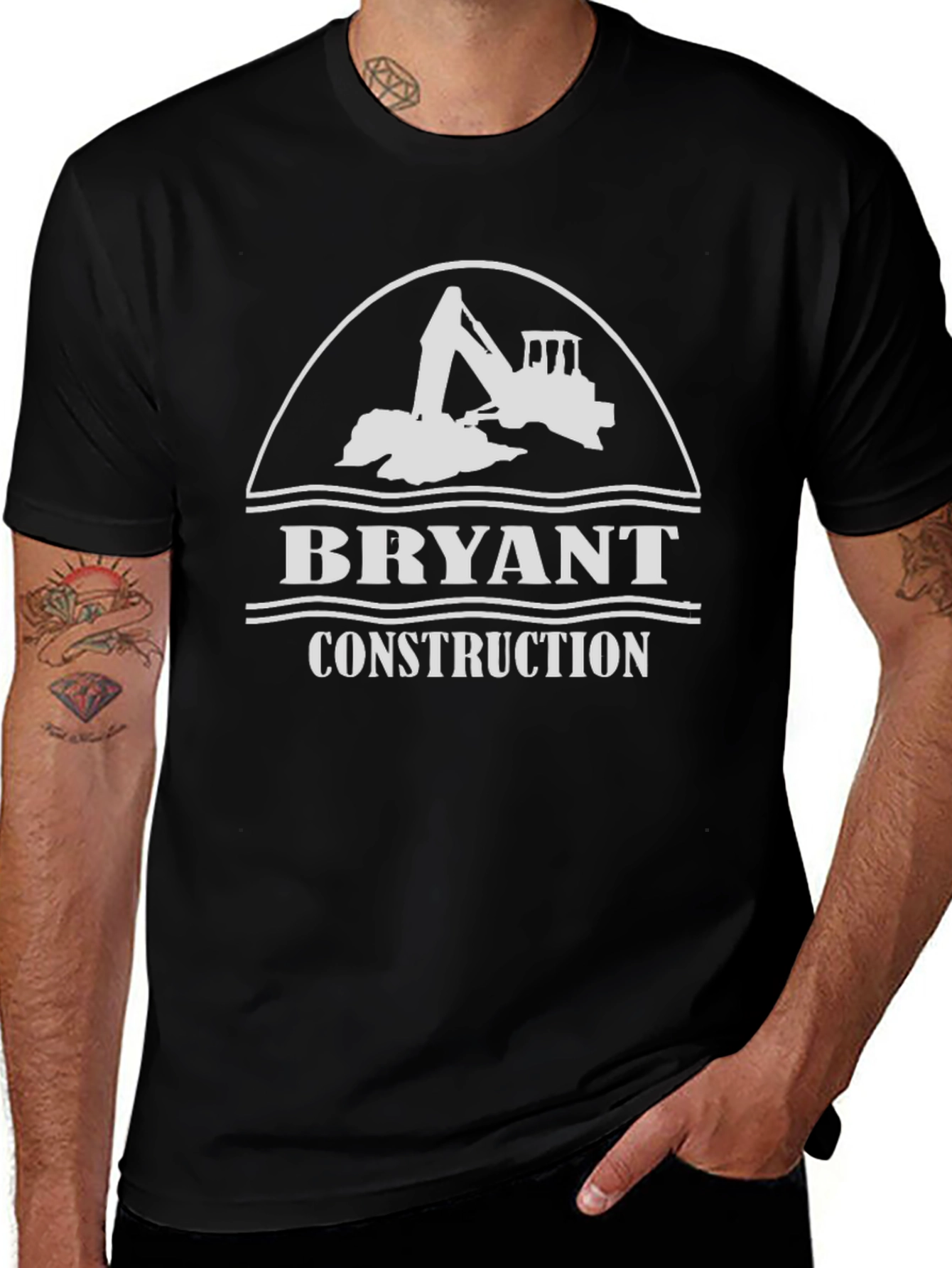 Bryant Construction Black T-Shirt