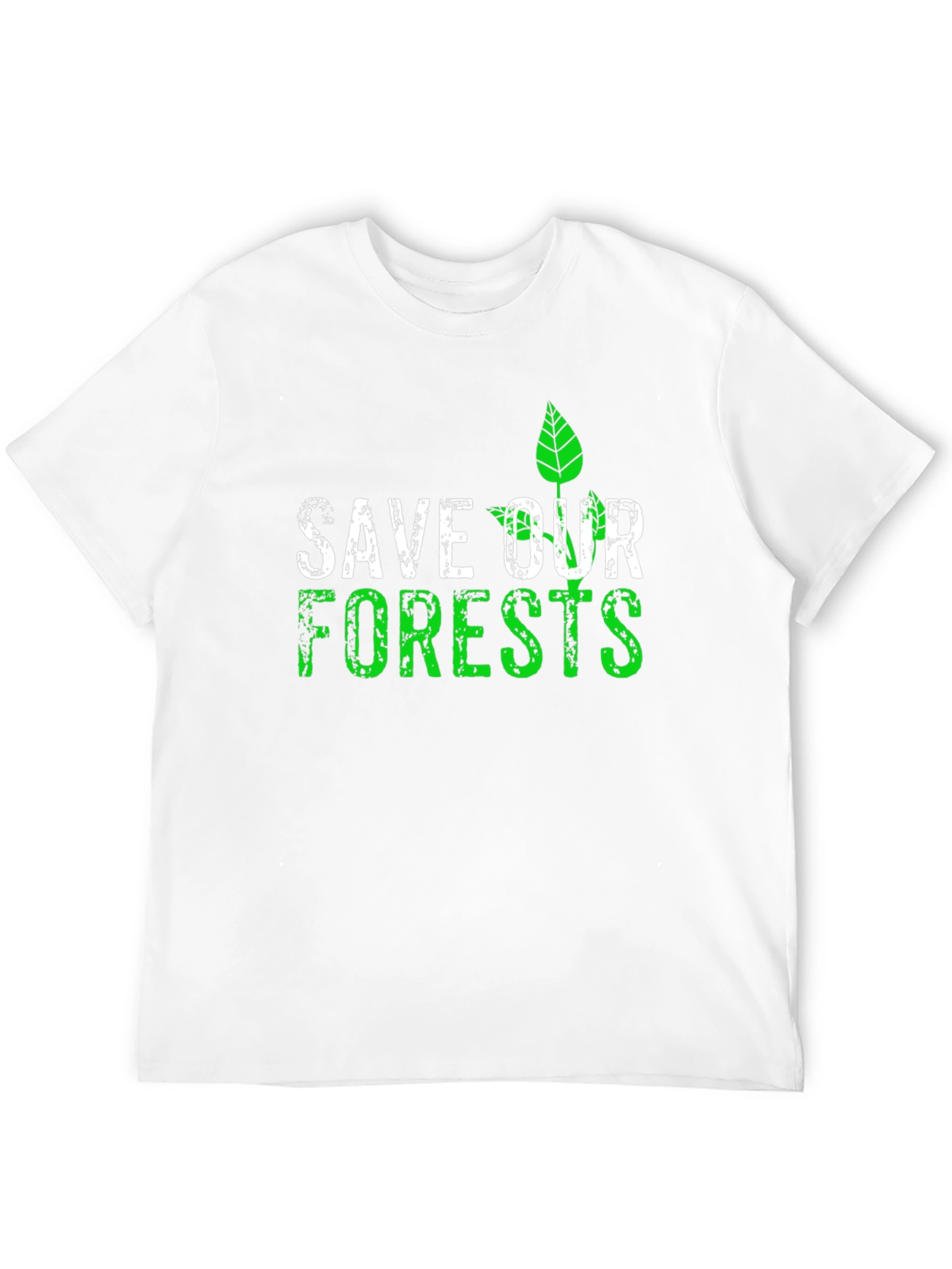Eco-Friendly Save Our Forests Graphic T-Shirt