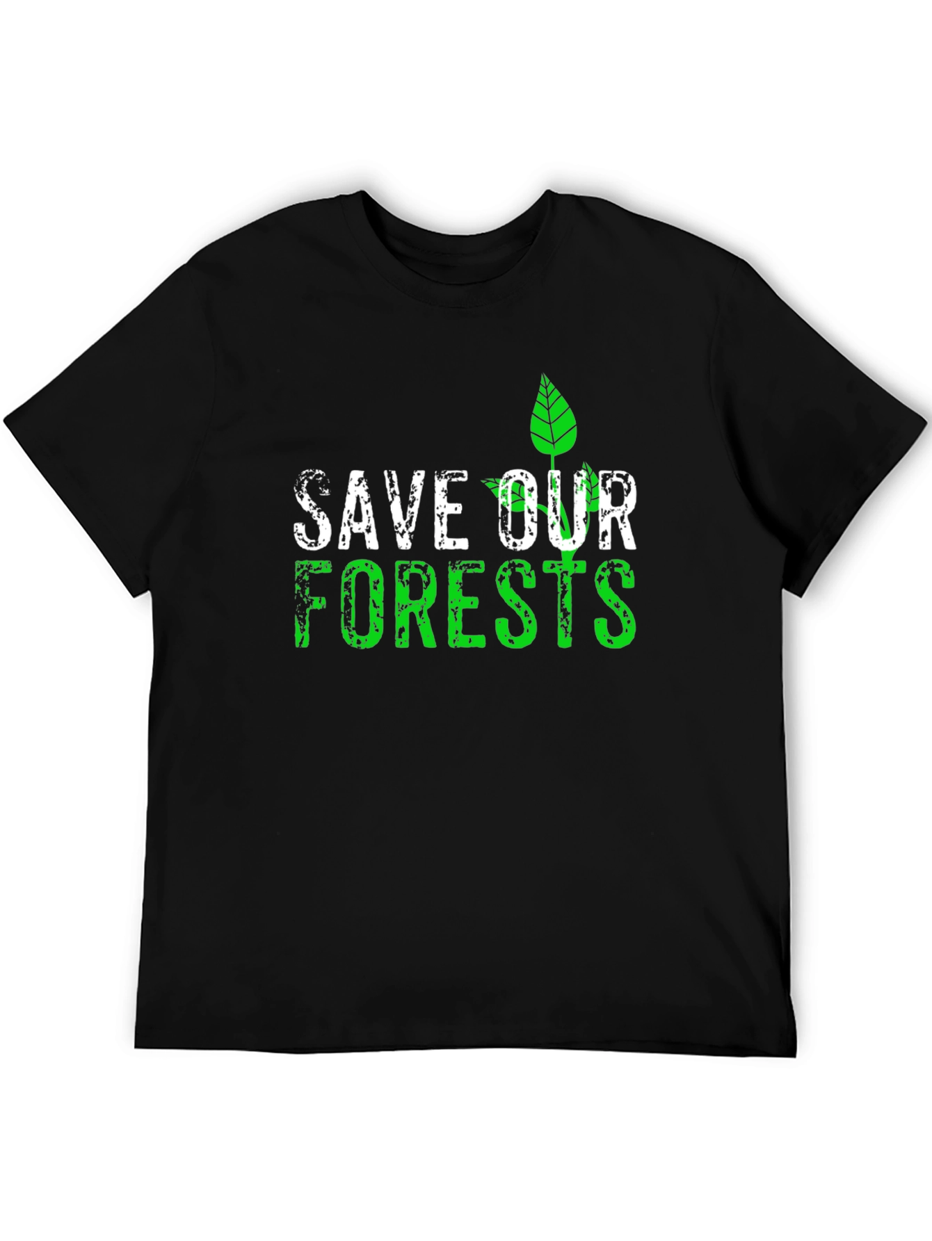Eco-Friendly Save Our Forests Graphic T-Shirt