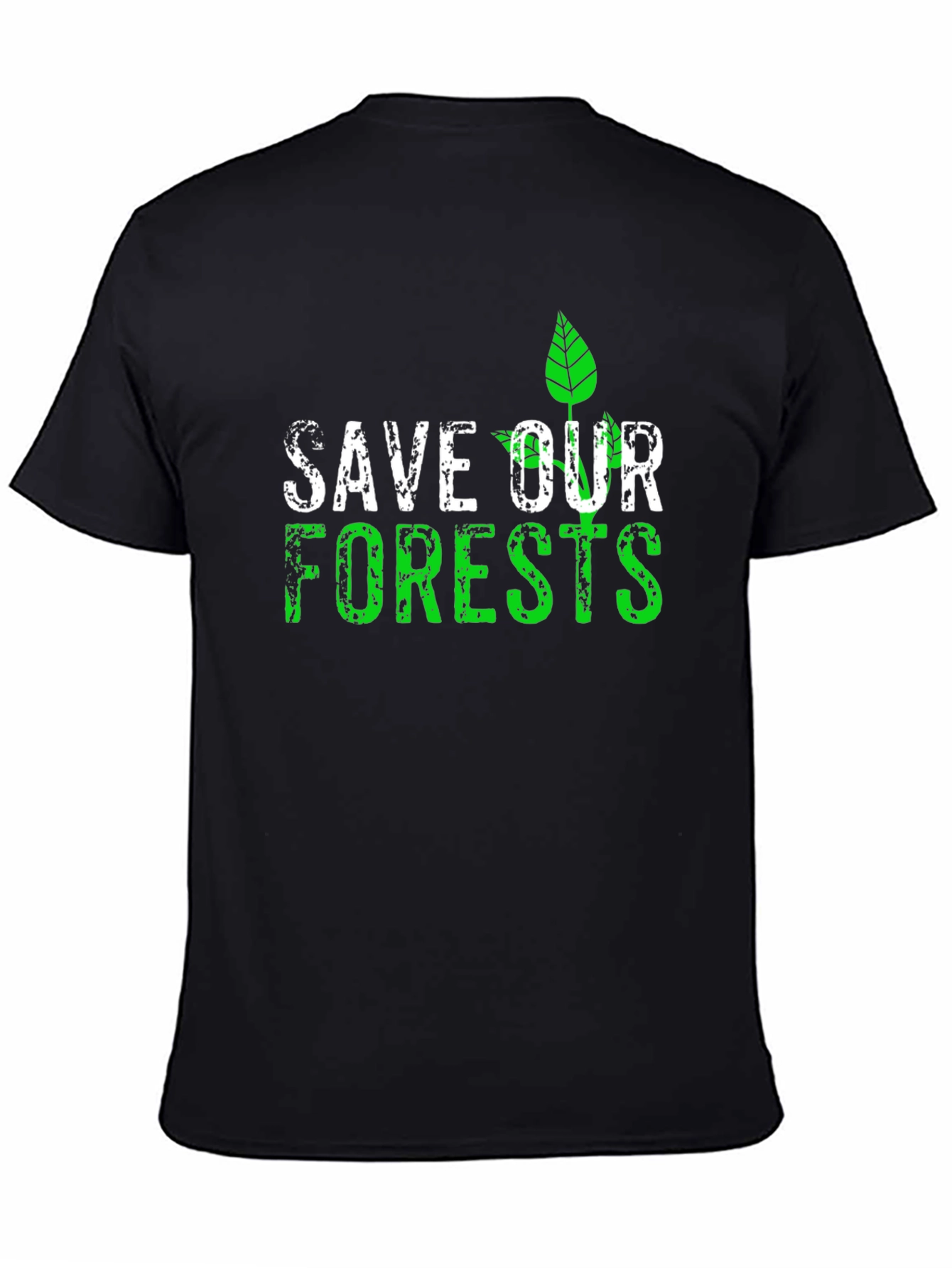 Eco-Friendly Save Our Forests Graphic T-Shirt