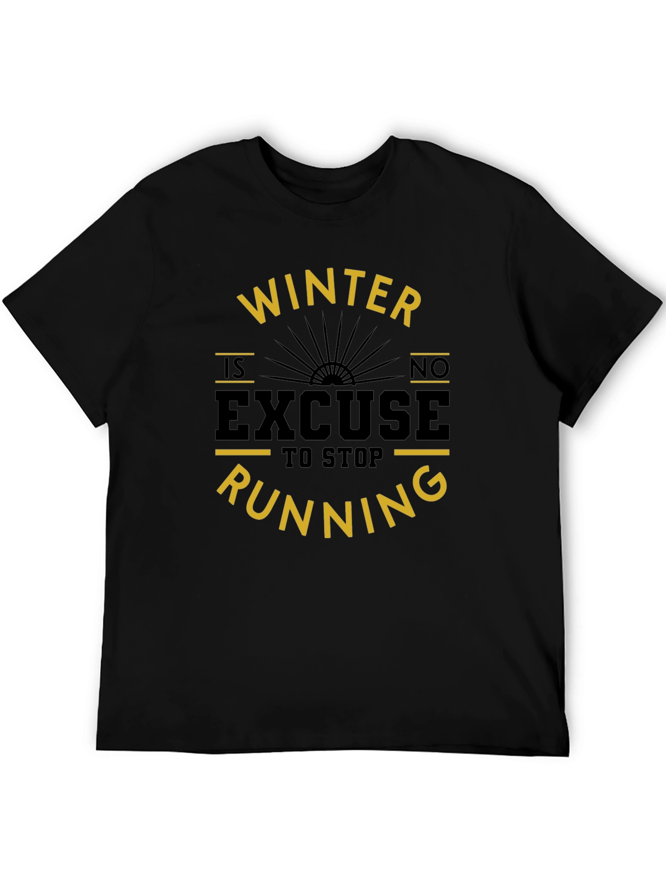 Winter Running Motivation T-Shirt
