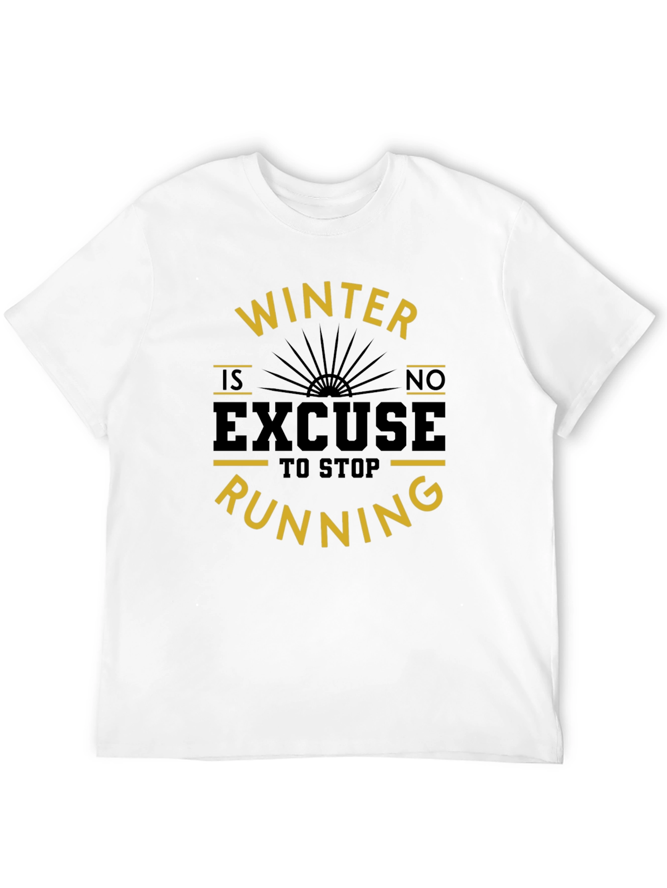 Winter Running Motivation T-Shirt