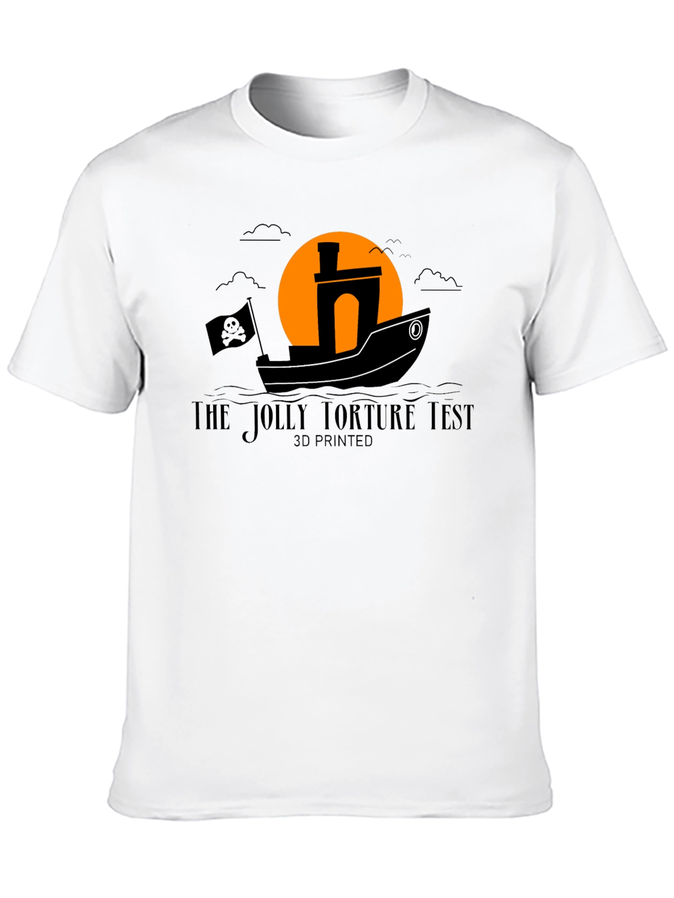 Jolly Torture Test 3D Printed T-Shirt