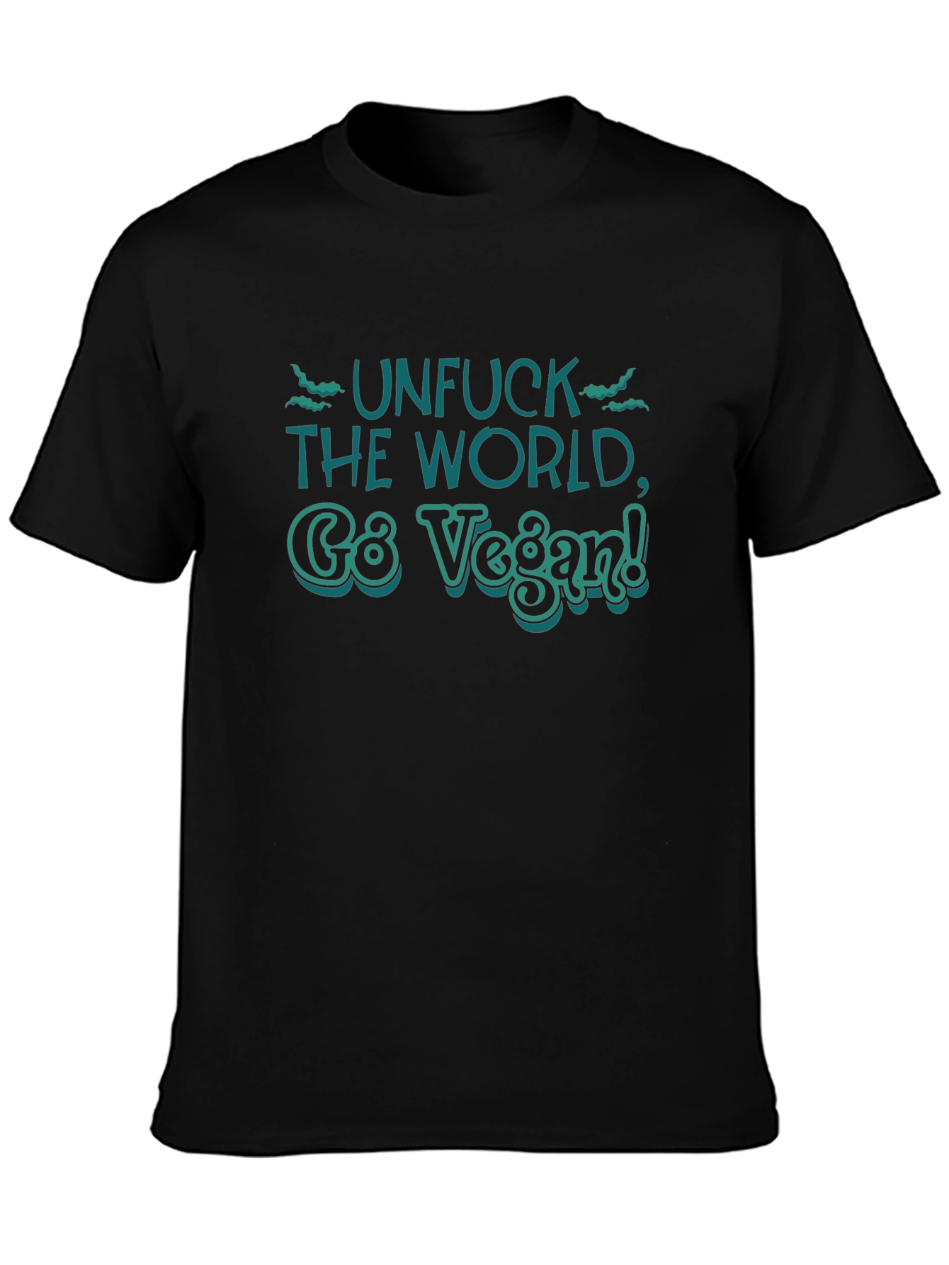 Unfuck the World Go Vegan Graphic Tee
