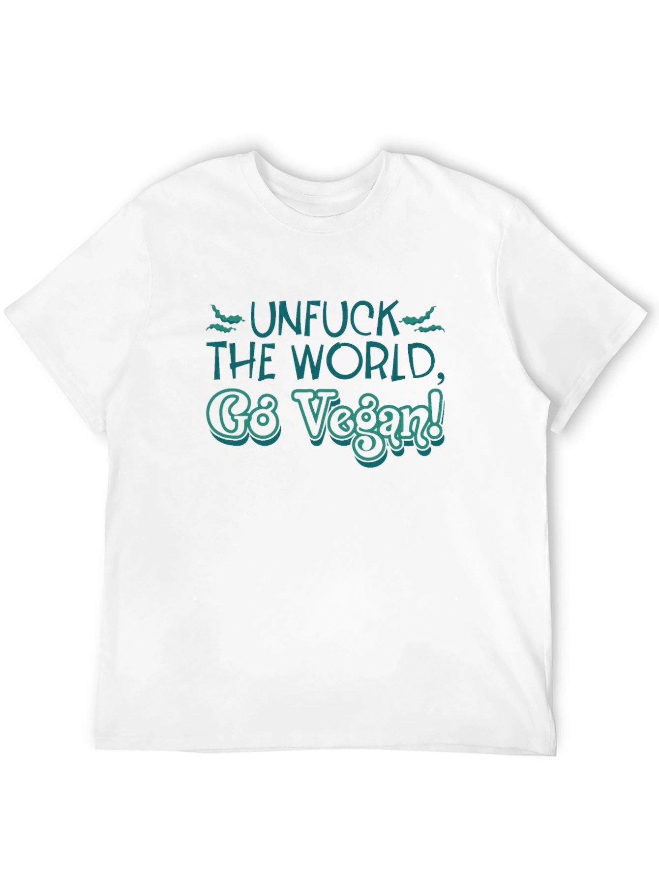 Unfuck the World Go Vegan Graphic Tee