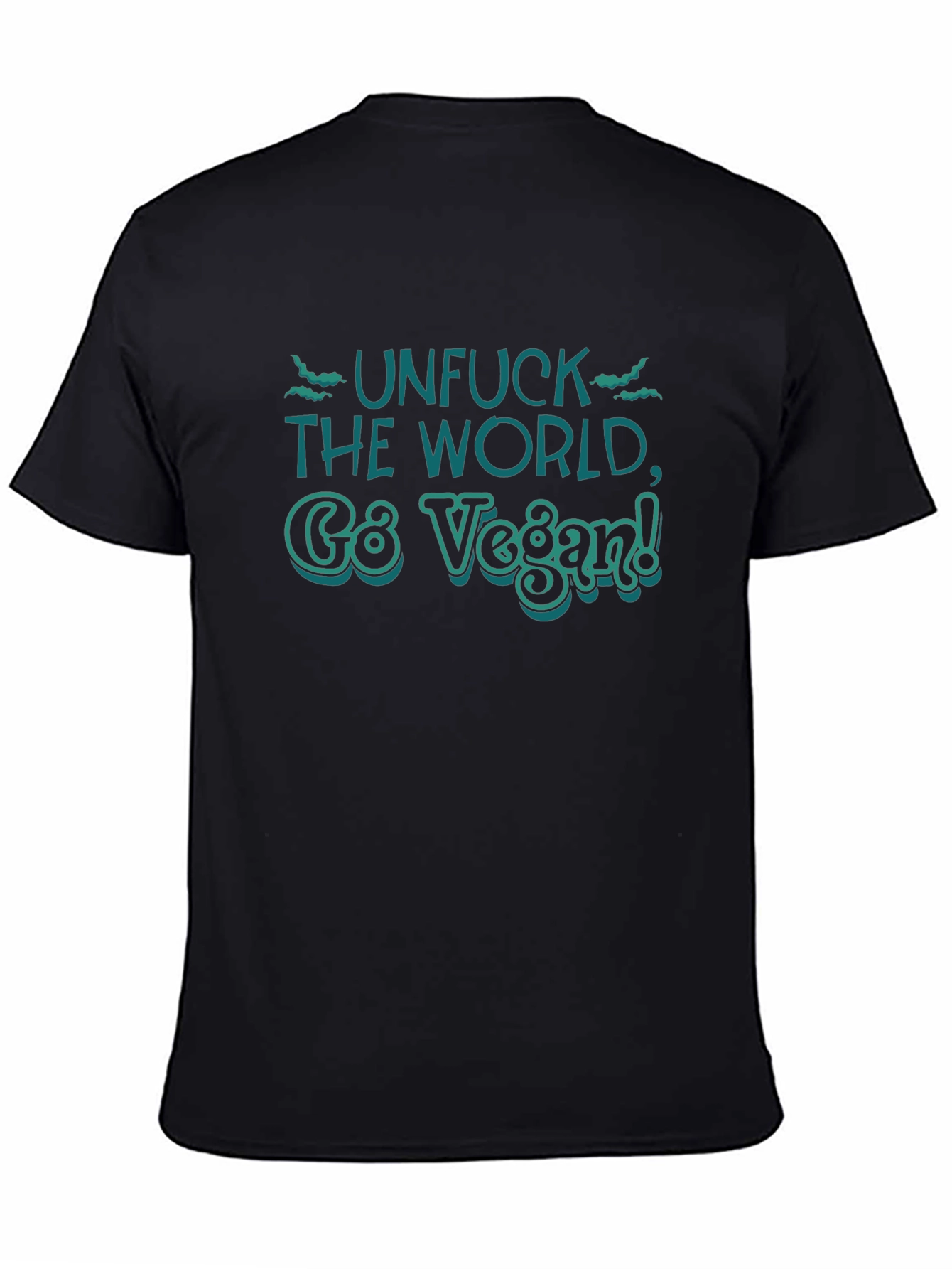 Unfuck the World Go Vegan Graphic Tee