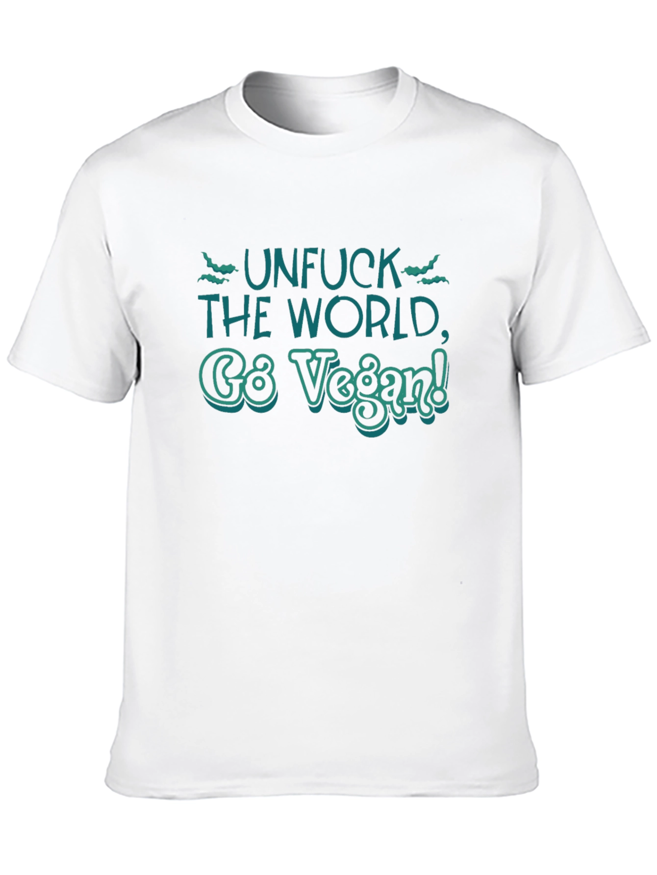 Unfuck the World Go Vegan Graphic Tee